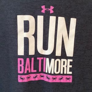 Baltimore under armour run tshirt